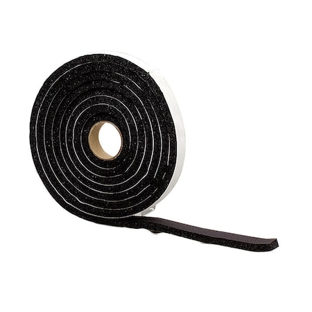 M-D Building Products M-D Building Products Black Sponge Rubber Weather Stripping Tape For Doors and Windows 120 in. L X 0 06635